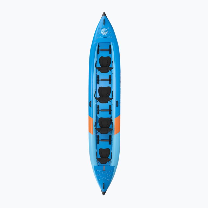 Надуваем каяк 4-osobowy AQUASTIC Cortez 16'9" hybrid blue 3