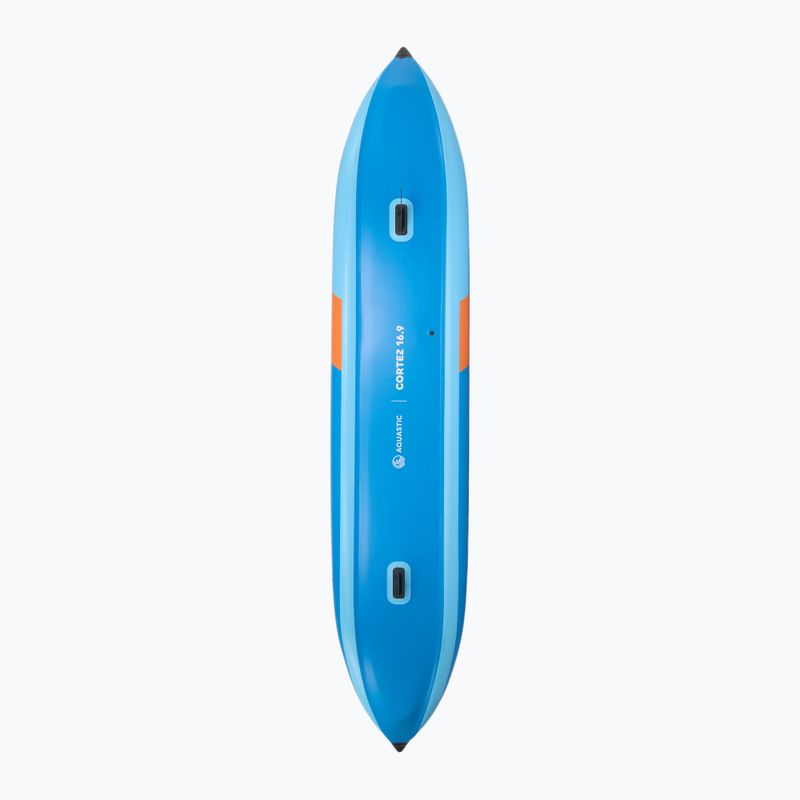 Надуваем каяк 4-osobowy AQUASTIC Cortez 16'9" hybrid blue 5