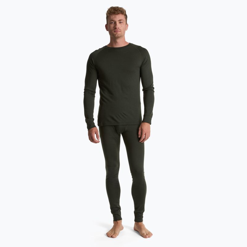 Мъжки комплект термобельо WOOLCANO Merino 100% SET0540 green