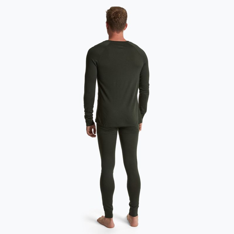 Мъжки комплект термобельо WOOLCANO Merino 100% SET0540 green 2