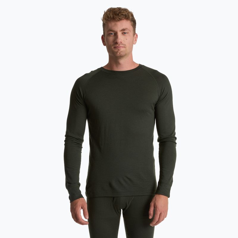 Мъжки комплект термобельо WOOLCANO Merino 100% SET0540 green 4