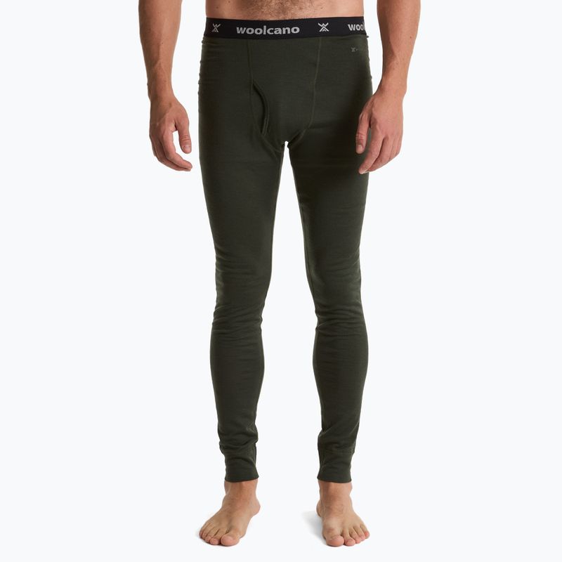Мъжки комплект термобельо WOOLCANO Merino 100% SET0540 green 8