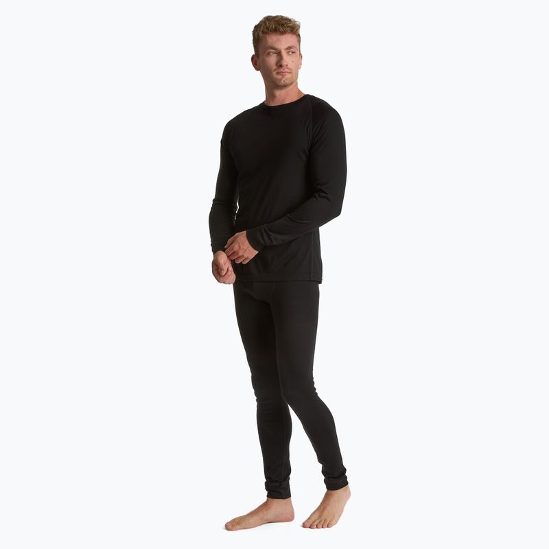 Мъжки термоактивни панталони WOOLCANO 100% Merion PANT0539 black 2