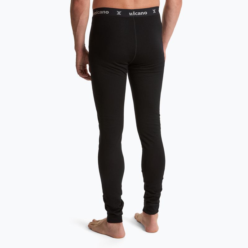 Мъжки термоактивни панталони WOOLCANO 100% Merion PANT0539 black 3