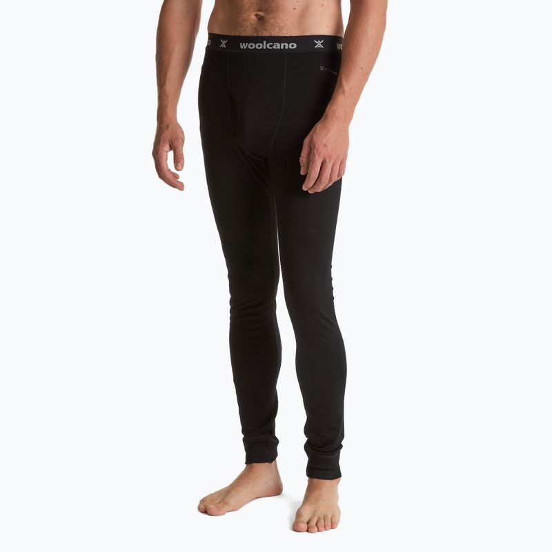 Мъжки термоактивни панталони WOOLCANO 100% Merion PANT0539 black 4