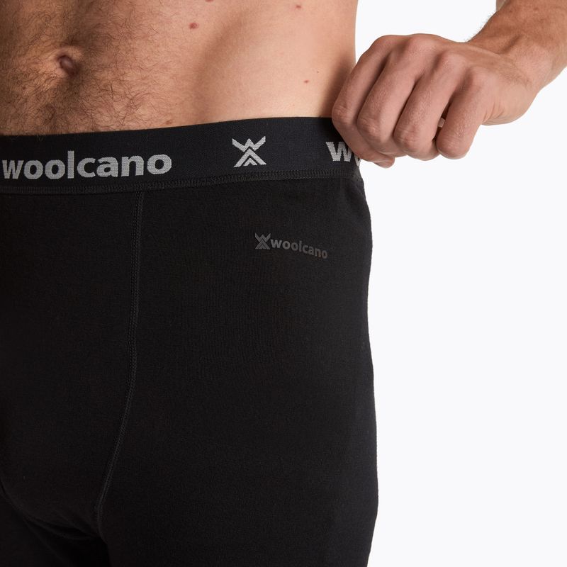 Мъжки термоактивни панталони WOOLCANO 100% Merion PANT0539 black 5
