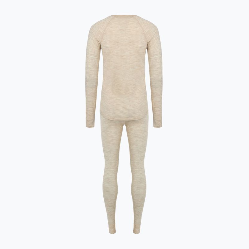 Дамски комплект термобельо WOOLCANO Merino 100% SET0543 beige 11