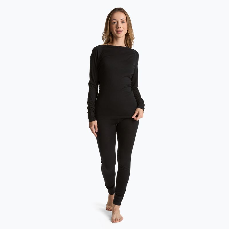 Дамски термоактивен суитшърт WOOLCANO 100% Merino TOP0541 black 2