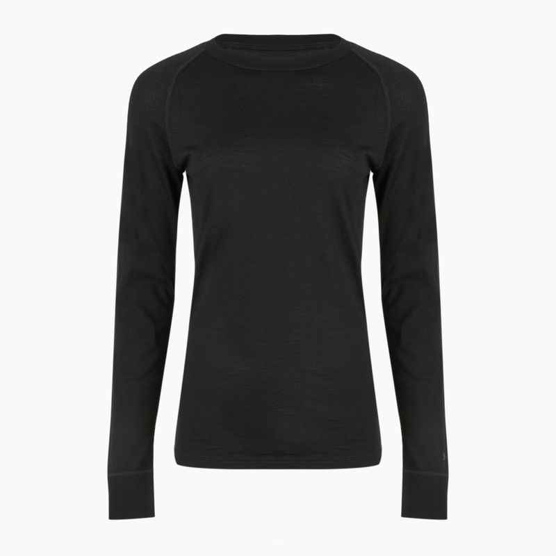 Дамски термоактивен суитшърт WOOLCANO 100% Merino TOP0541 black 7