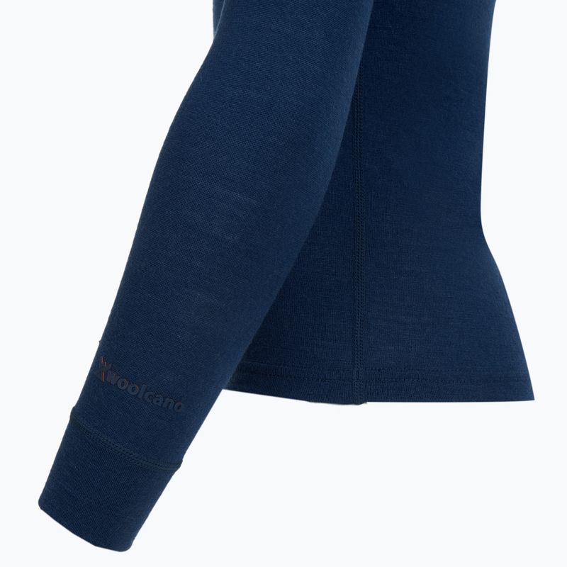 Детски комплект термобельо WOOLCANO Merino 100% SET0683 navy blue 6