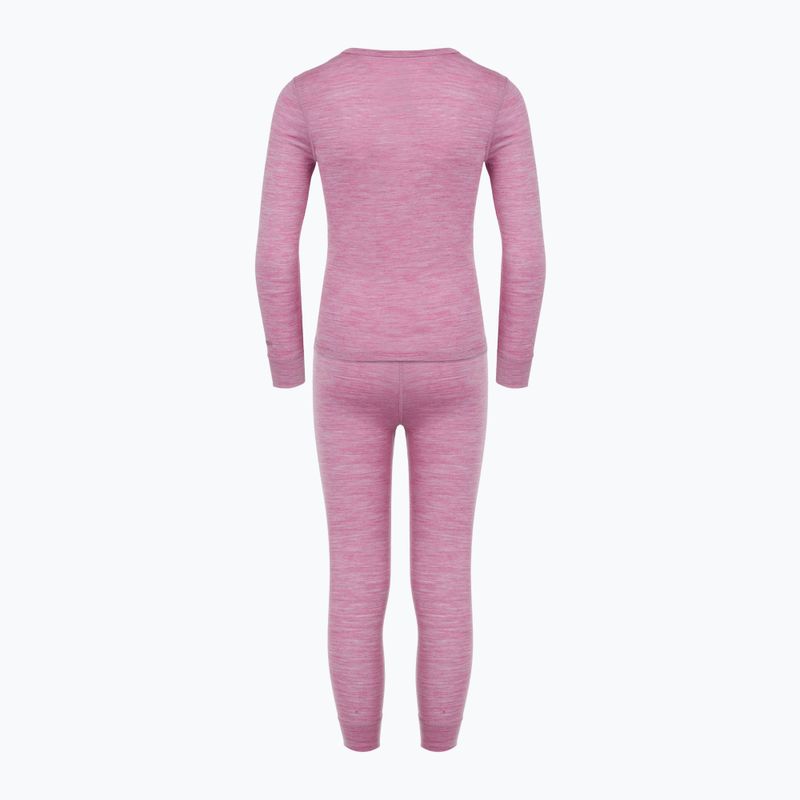 Детски комплект термобельо WOOLCANO Merino 100% SET0683 purple 3