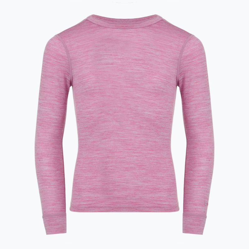 Детски комплект термобельо WOOLCANO Merino 100% SET0683 purple 4