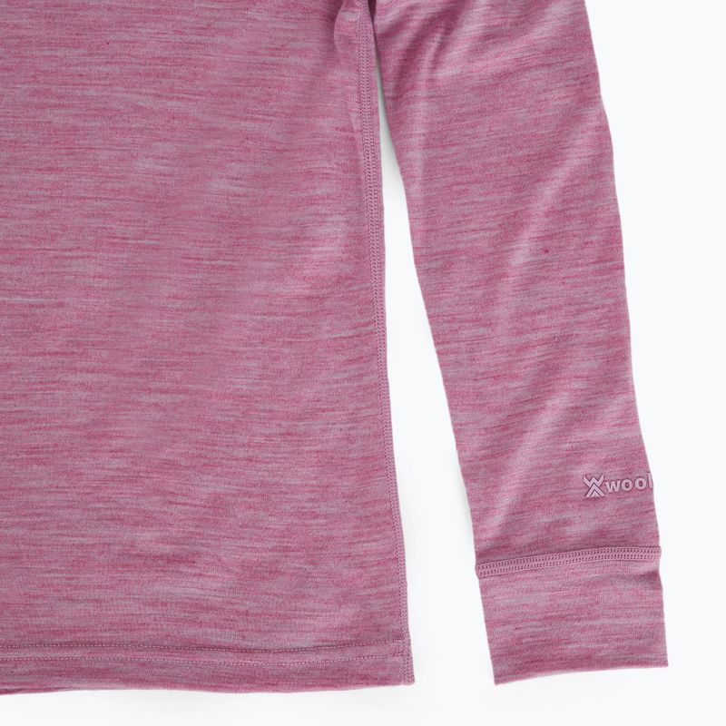 Детски комплект термобельо WOOLCANO Merino 100% SET0683 purple 7