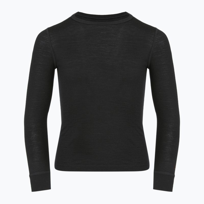 Детски термоактивен суитшърт WOOLCANO 100% MERINO TOP00947 black 3