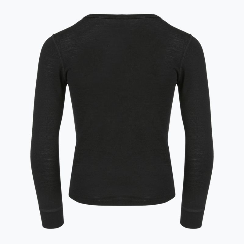 Детски термоактивен суитшърт WOOLCANO 100% MERINO TOP00947 black 4