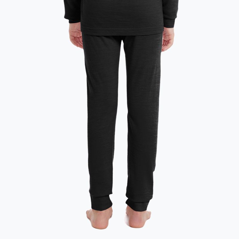 Детски термоактивни панталони WOOLCANO Merino 100% PANT0975 black 2