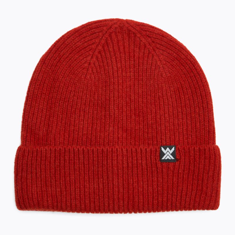 Шапка WOOLCANO MERINO 100% HAT0440 bordo