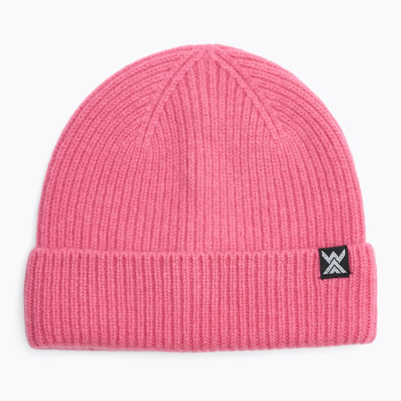 Зимна шапка WOOLCANO Merino 100% HAT0440 pink