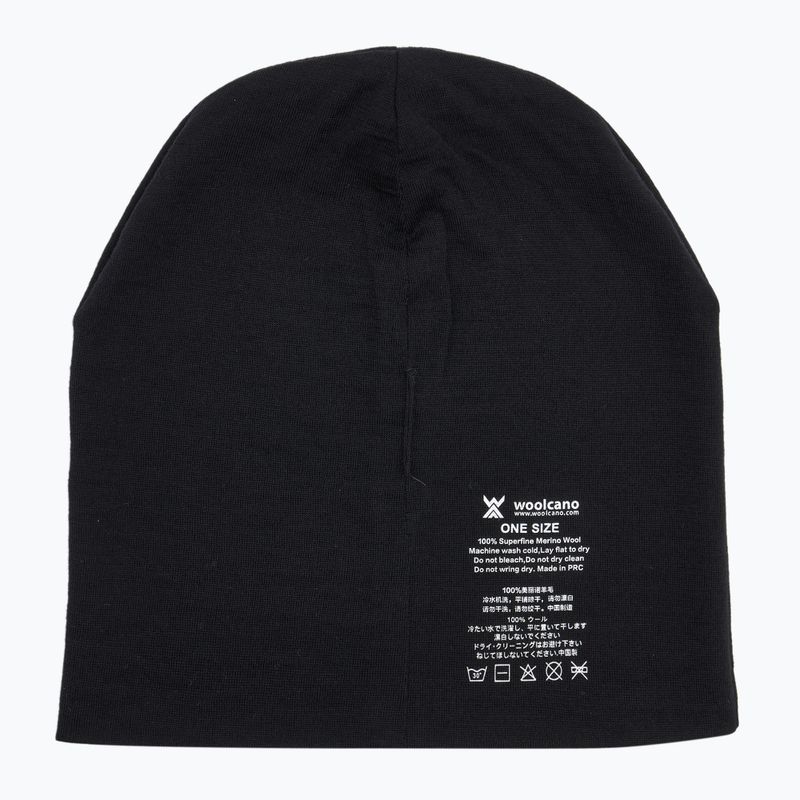 Шапка WOOLCANO MERINO 100% HAT0441 black 5