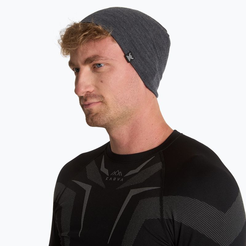 Шапка WOOLCANO MERINO 100% HAT0441 grey
