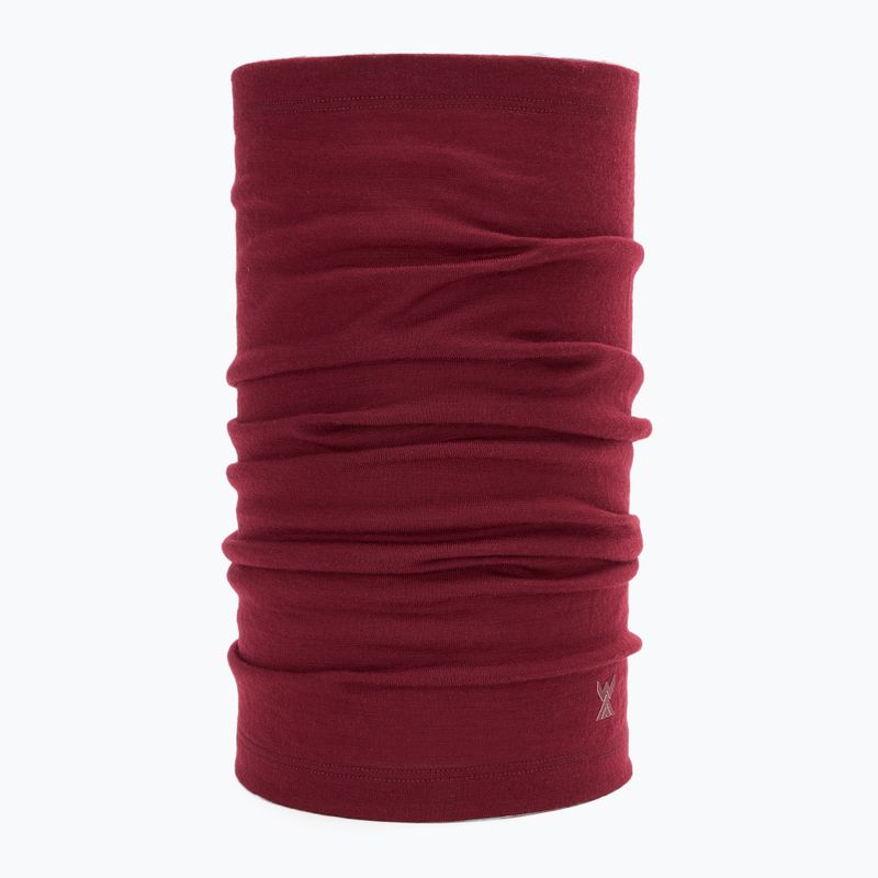 Шал комин WOOLCANO Merino 100% SPT24-33 burgundy 2