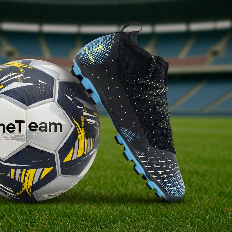 Детски футболни обувки OneTeam NAMAYRO TEEN AG/MG black 2