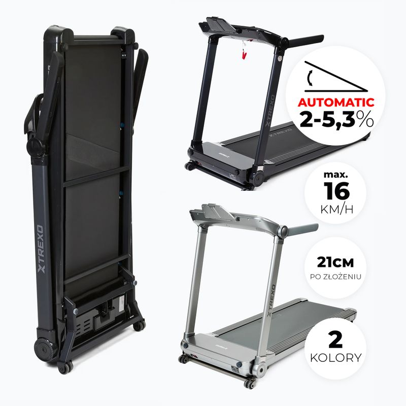 Електрическа пътека за бягане XTREXO TXO-X250-S Silver 3