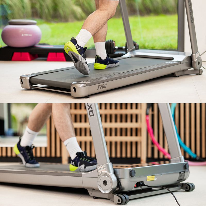 Електрическа пътека за бягане TREXO TXO-X250-S Silver 7