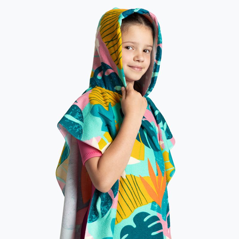 Детско пончо AQUASTIC Sunny JR цветя 8