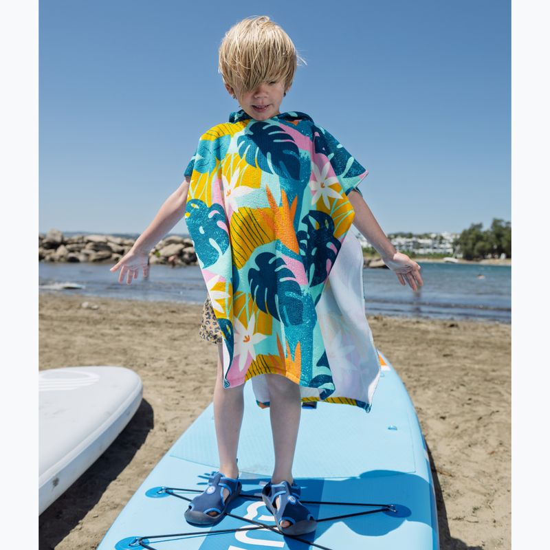 Детско пончо AQUASTIC Sunny JR цветя 10