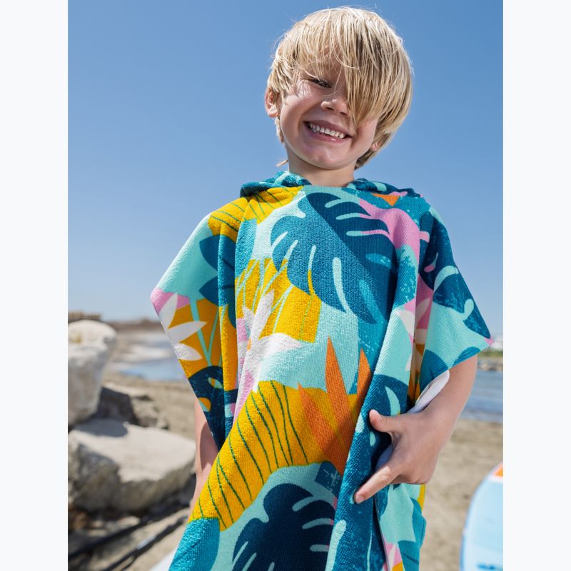 Детско пончо AQUASTIC Sunny JR цветя 13