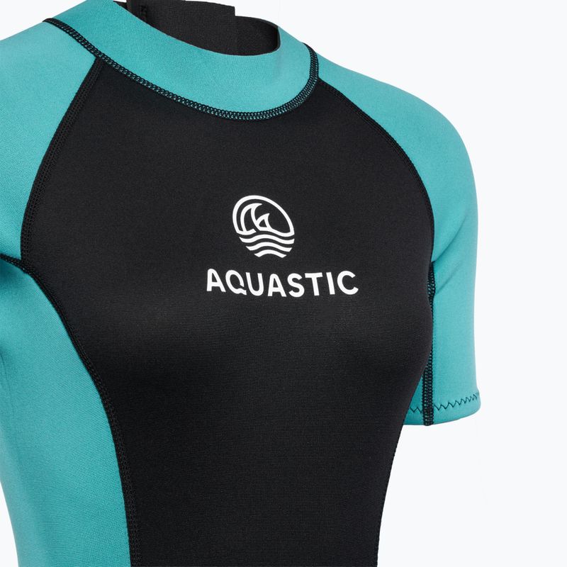 Дамски бански костюм AQUASTIC Wavey WMNS 2 мм черен/матов 3