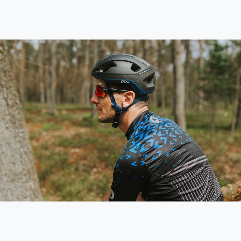 Мъжка колоездачна тениска ATTABO Tevi black/blue 18
