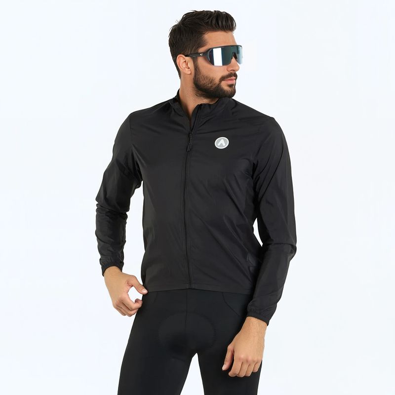 ATTABO яке за колоездене Cahayo Jacket Ветроустойчиво черно