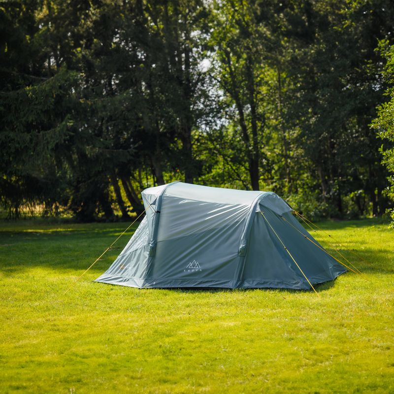 Надуваема палатка за къмпинг за 3 души KADVA AIRcamp 3 зелена 5