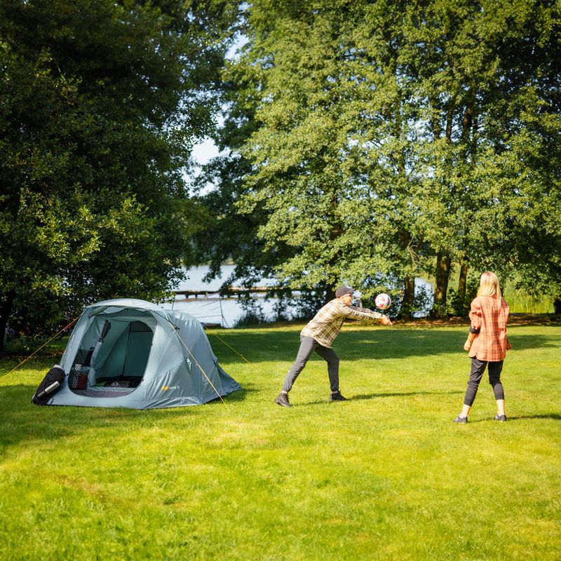 Надуваема палатка за къмпинг за 3 души KADVA AIRcamp 3 зелена 14