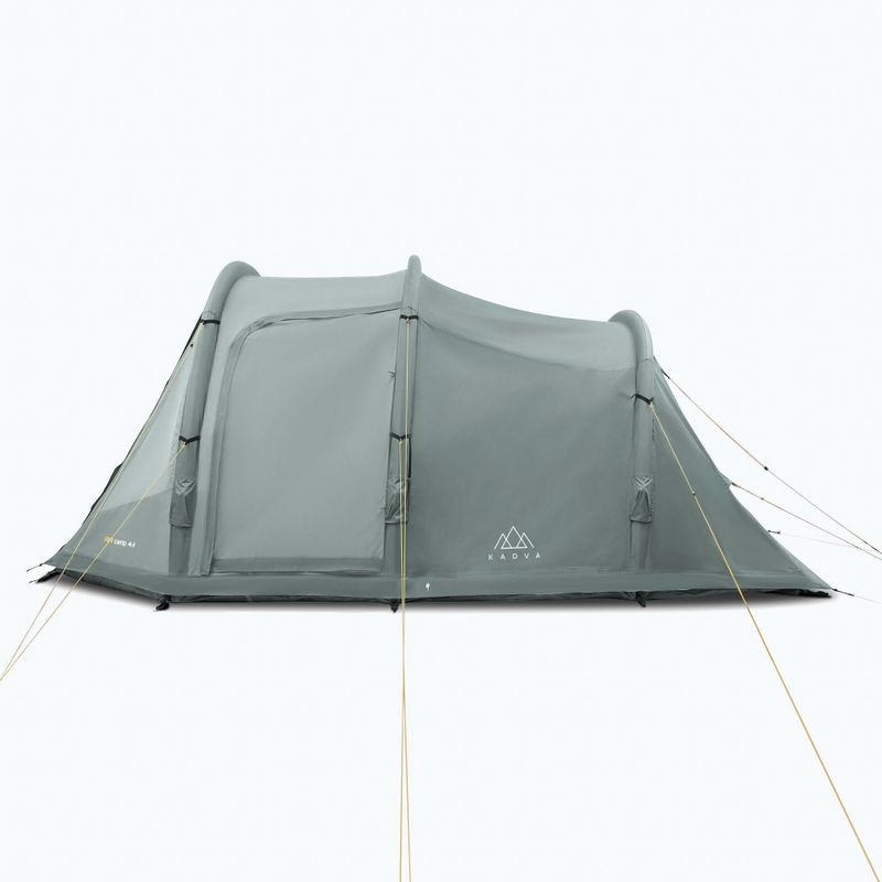 Надуваема палатка за къмпинг за 4 души KADVA AIRcamp 4.4 зелена