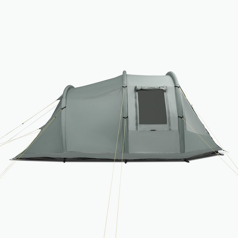 Надуваема палатка за къмпинг за 4 души KADVA AIRcamp 4.4 зелена 5