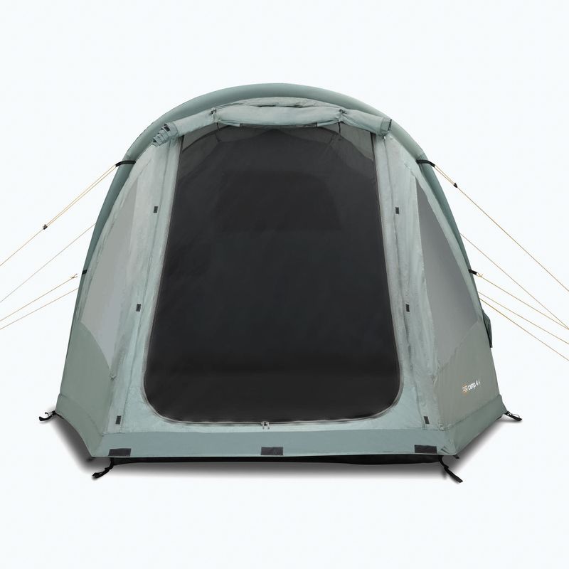 Надуваема палатка за къмпинг за 4 души KADVA AIRcamp 4.4 зелена 12