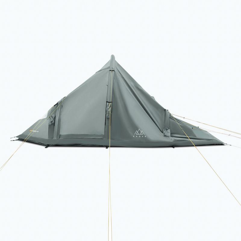 Надуваема палатка за къмпинг за 4 души KADVA AIRcamp 4.4 зелена 19