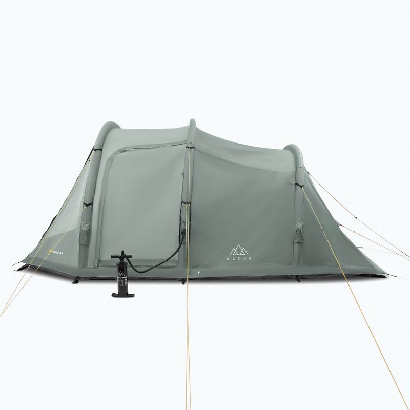 Надуваема палатка за къмпинг за 4 души KADVA AIRcamp 4.4 зелена 21