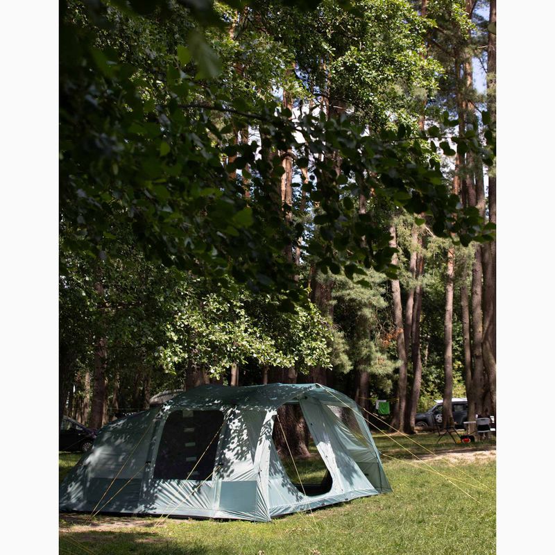 Надуваема палатка за къмпинг за 6 души KADVA AIRcamp 6.24 зелена 36
