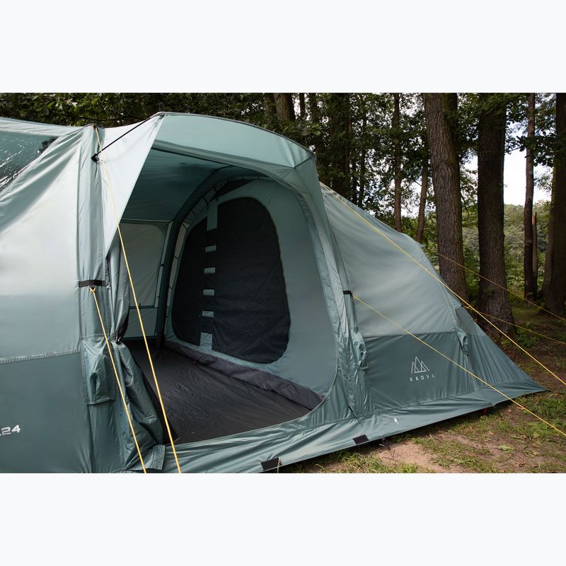 Надуваема палатка за къмпинг за 6 души KADVA AIRcamp 6.24 зелена 33