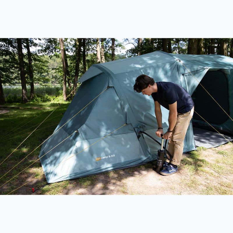 Надуваема палатка за къмпинг за 6 души KADVA AIRcamp 6.33 зелена 26