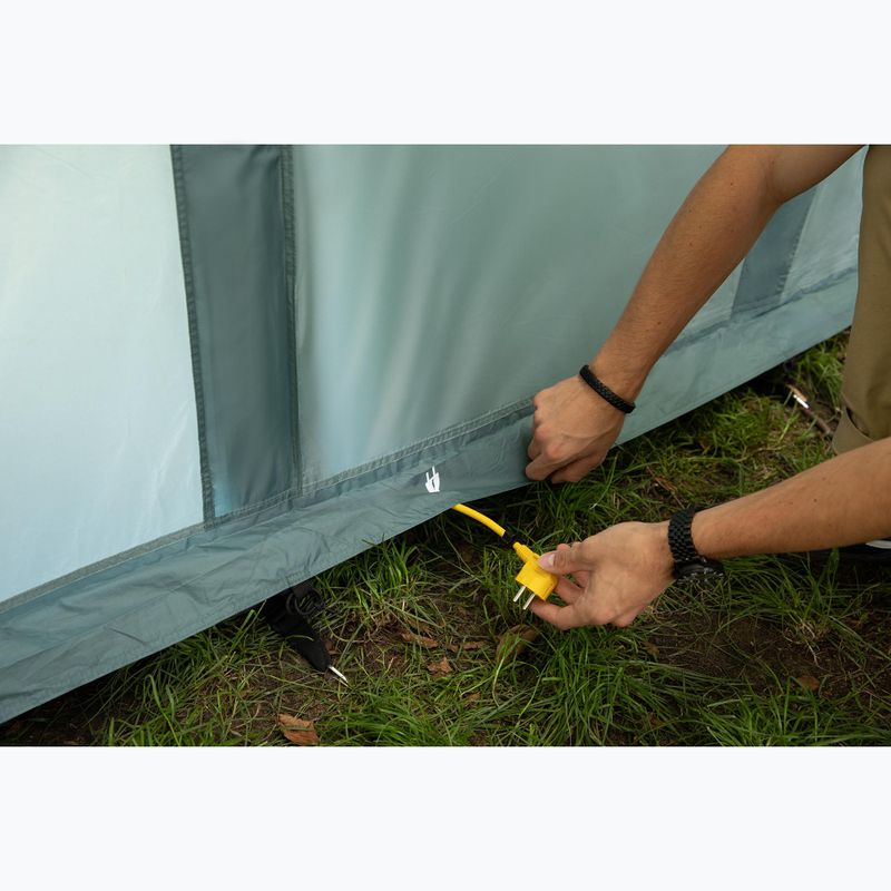 Надуваема палатка за къмпинг за 6 души KADVA AIRcamp 6.33 зелена 28
