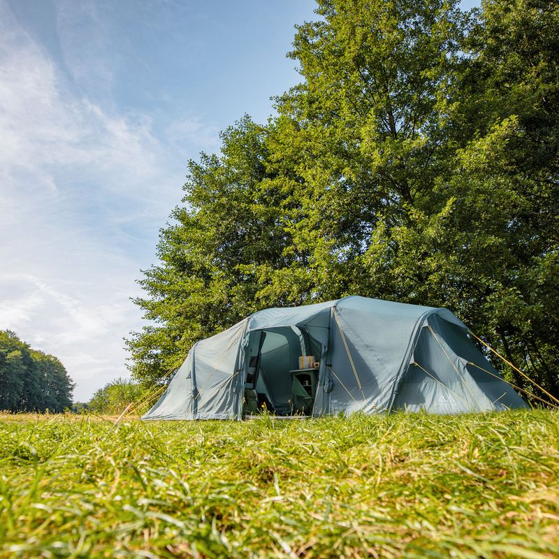 Надуваема палатка за къмпинг за 8 души KADVA AIRcamp 8.44 зелена 5