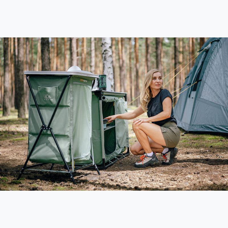 Туристическо шкафче KADVA CAMPshelf 13 green 6