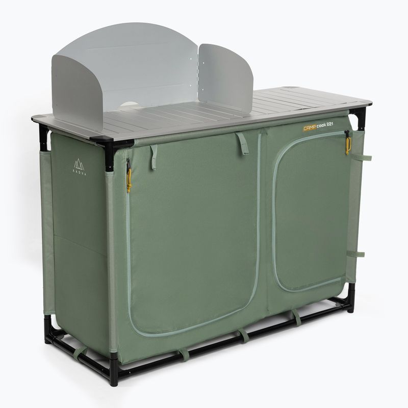 Туристически кухненски шкаф KADVA CAMPcook 221 зелен