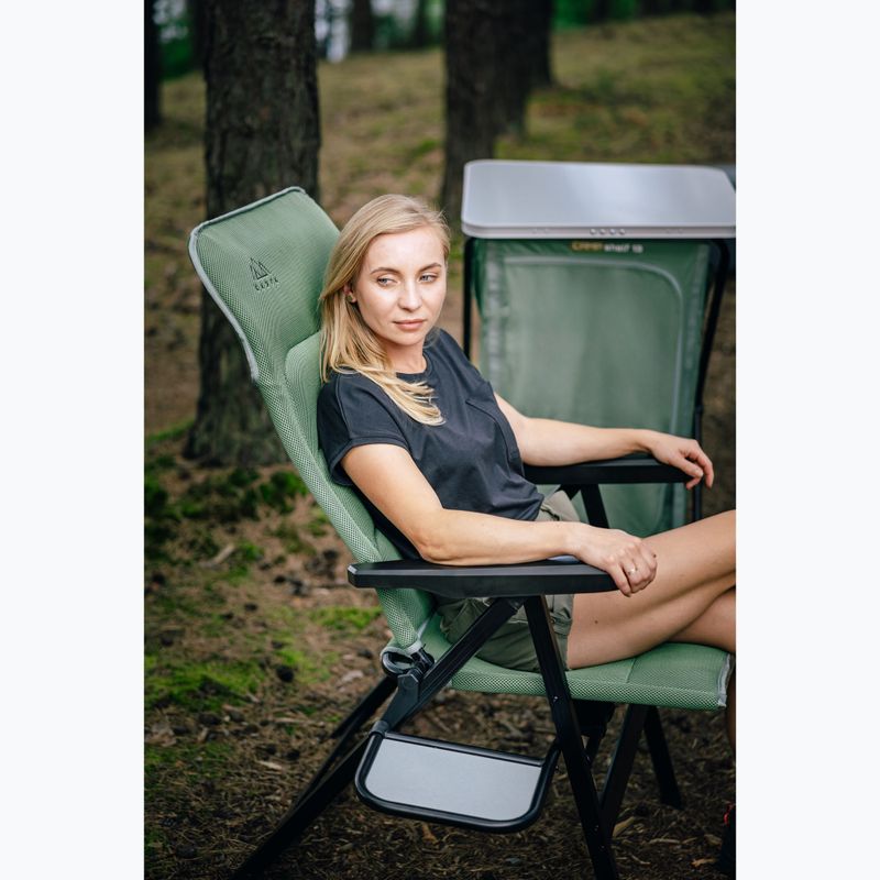 Туристически стол KADVA CAMPchair 3.0 зелен 7