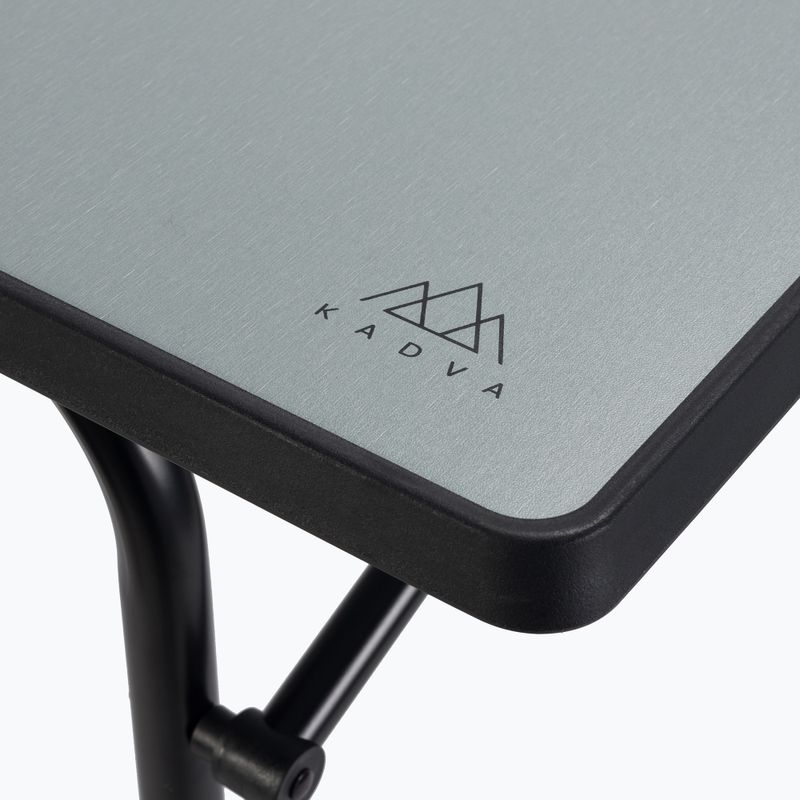 Сгъваема туристическа маса KADVA CAMPtable голяма за 4-6 души сива 2